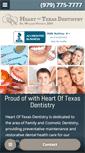 Mobile Screenshot of heartoftexasdentistry.com
