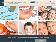 Tablet Screenshot of heartoftexasdentistry.com